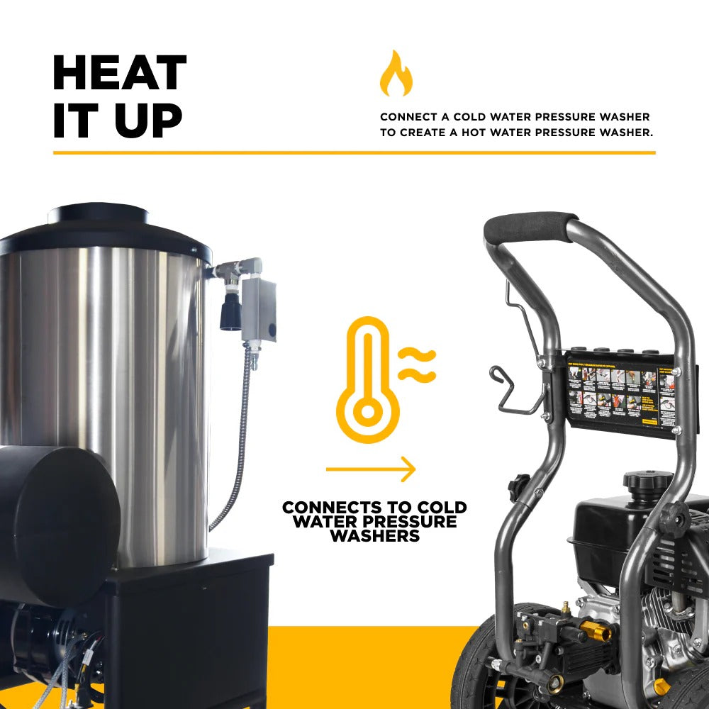 BE Power Equipment Diesel Fired Hot Box 12V 4–5 GPM - 96012V