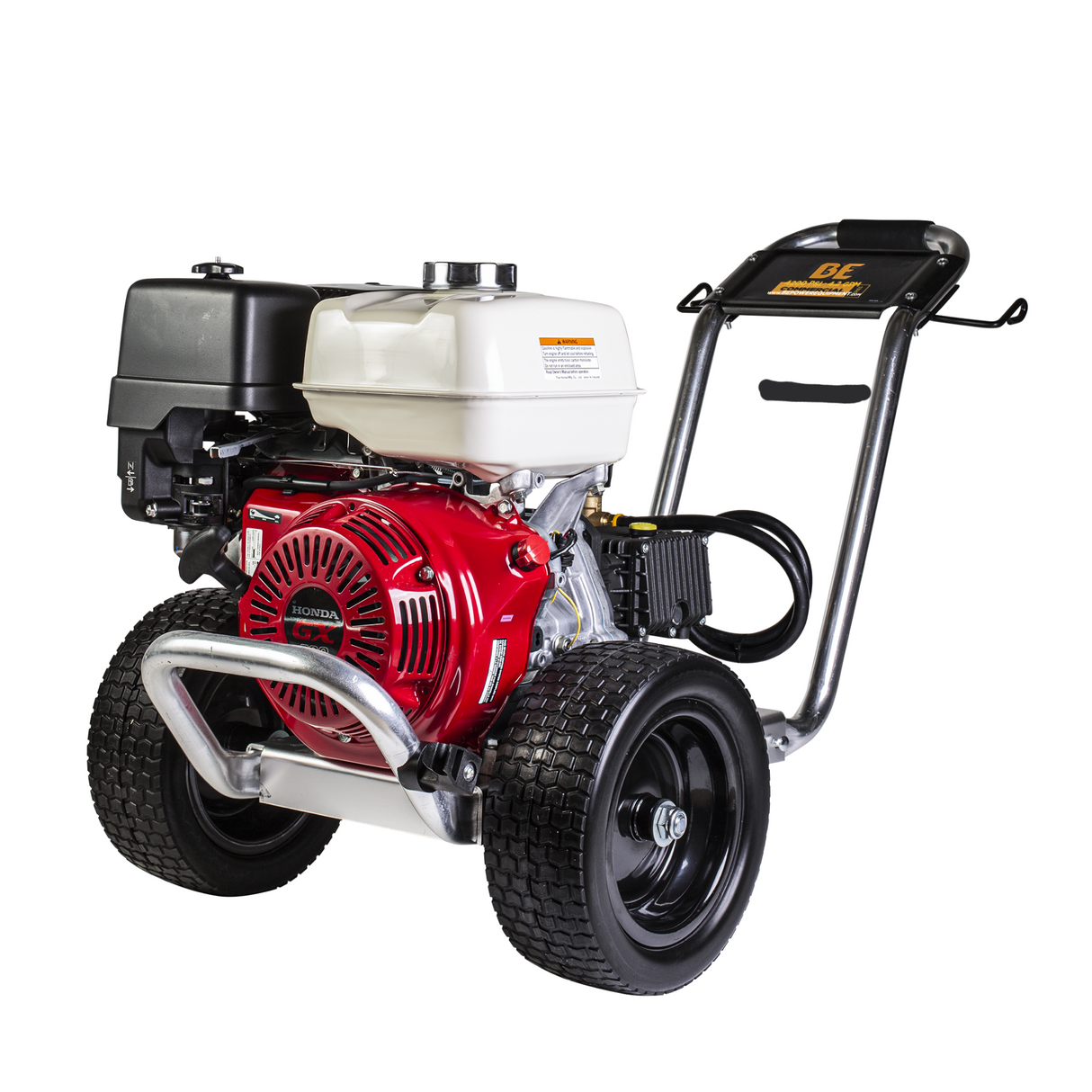 BE Power Equipment Gas Pressure Washer 4,200 PSI 4.2 GPM Cold Water with Honda GX390 Engine and General Triplex Pump - B4213HAGS