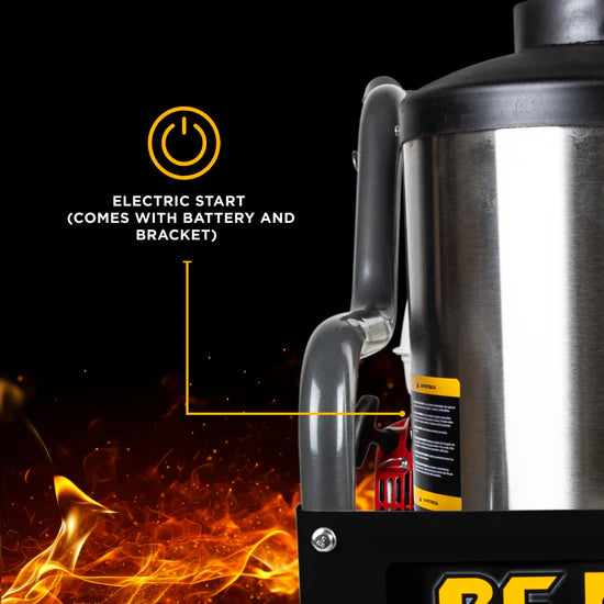 BE Power Equipment 4000 PSI Hot Water Pressure Washer 4.0 GPM Honda GX390 Engine Belt Driven Triplex Pump - HW4013HBG