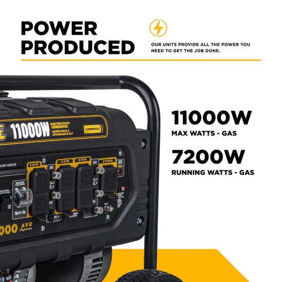 BE Power Equipment 11000W Portable Generator - BE11000