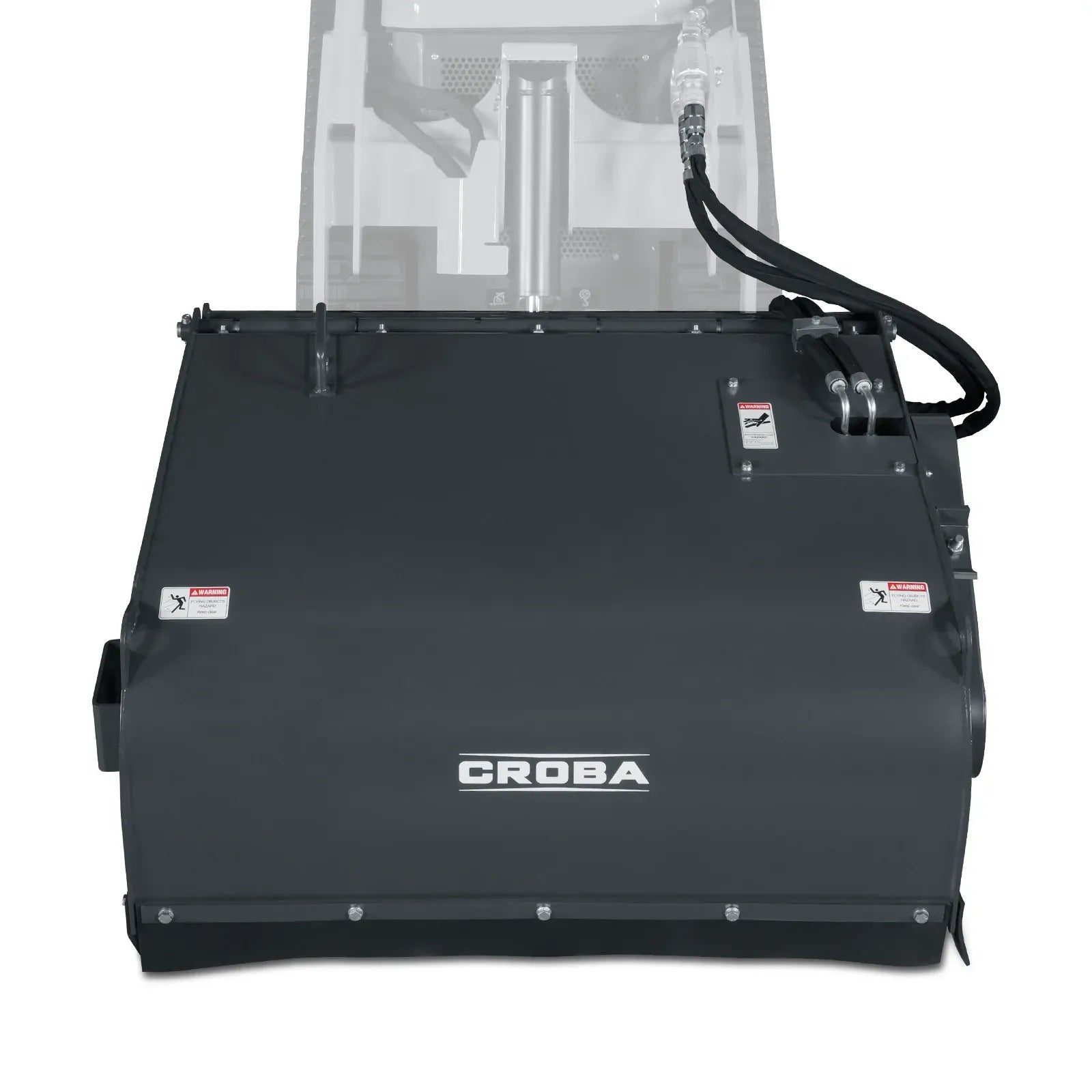 MechMaxx 40" Working Width Box Broom Sweeper Attachment for Mini Skid Steer - Model BS40