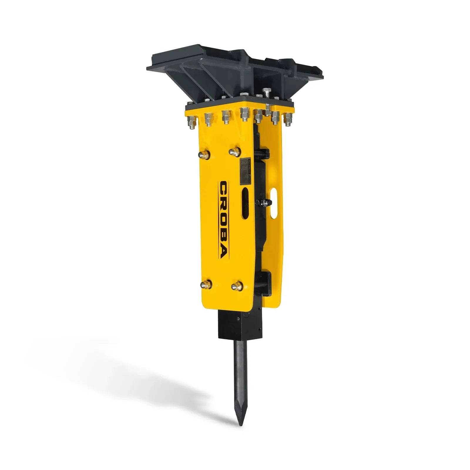 MechMaxx 300 ft-lbs Hydraulic Concrete Breaker Hammer Attachment for Mini Skid Steer