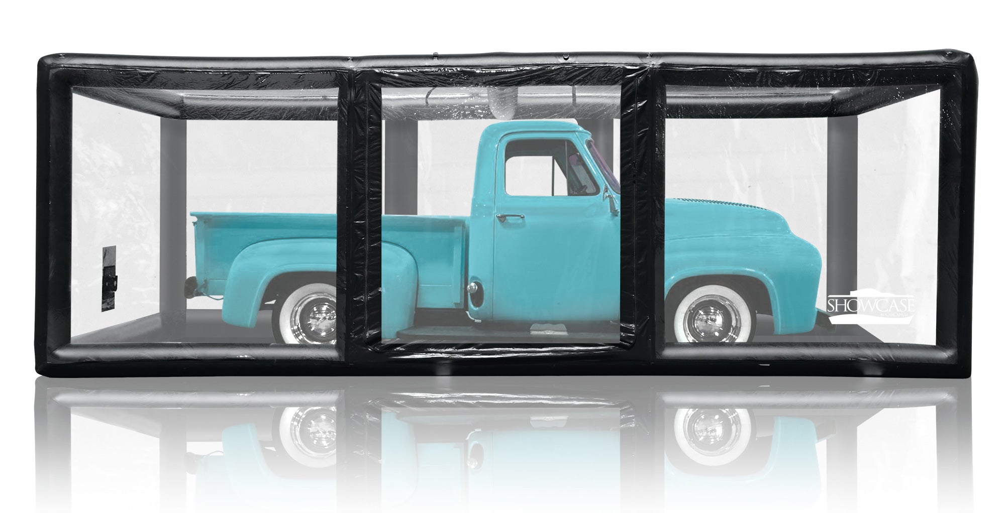 CarCapsule 16 ft Tall ShowCase Indoor Black Cover - CCSH16T