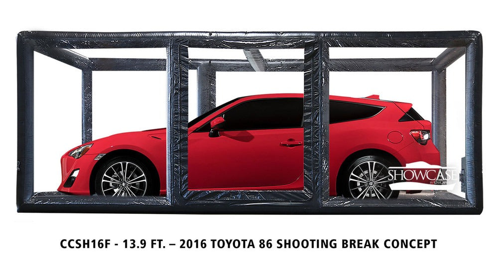 CarCapsule 16 ft ShowCase Indoor Black Cover - CCSH16