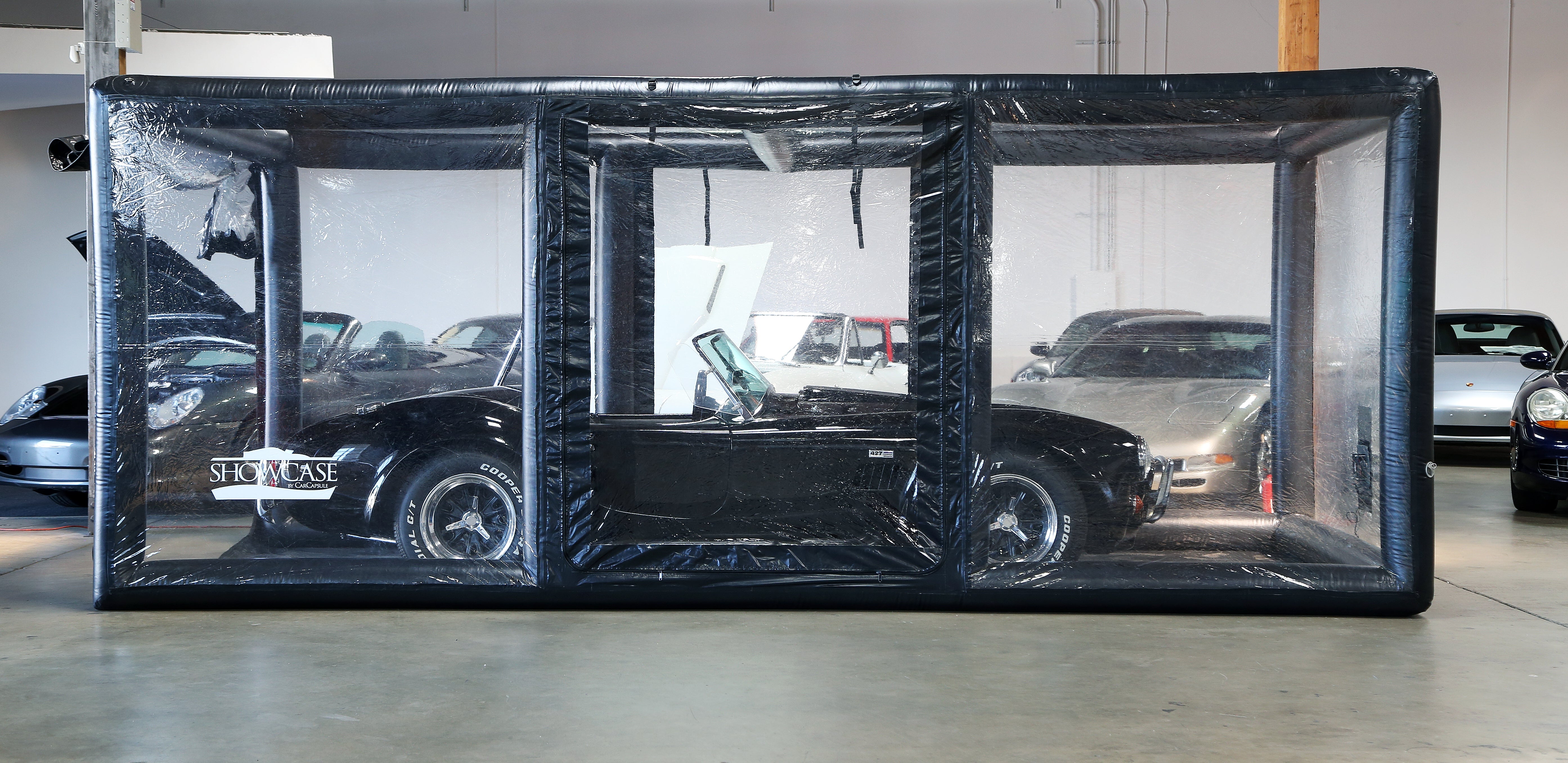 CarCapsule 14 ft ShowCase Indoor Black Cover - CCSH14