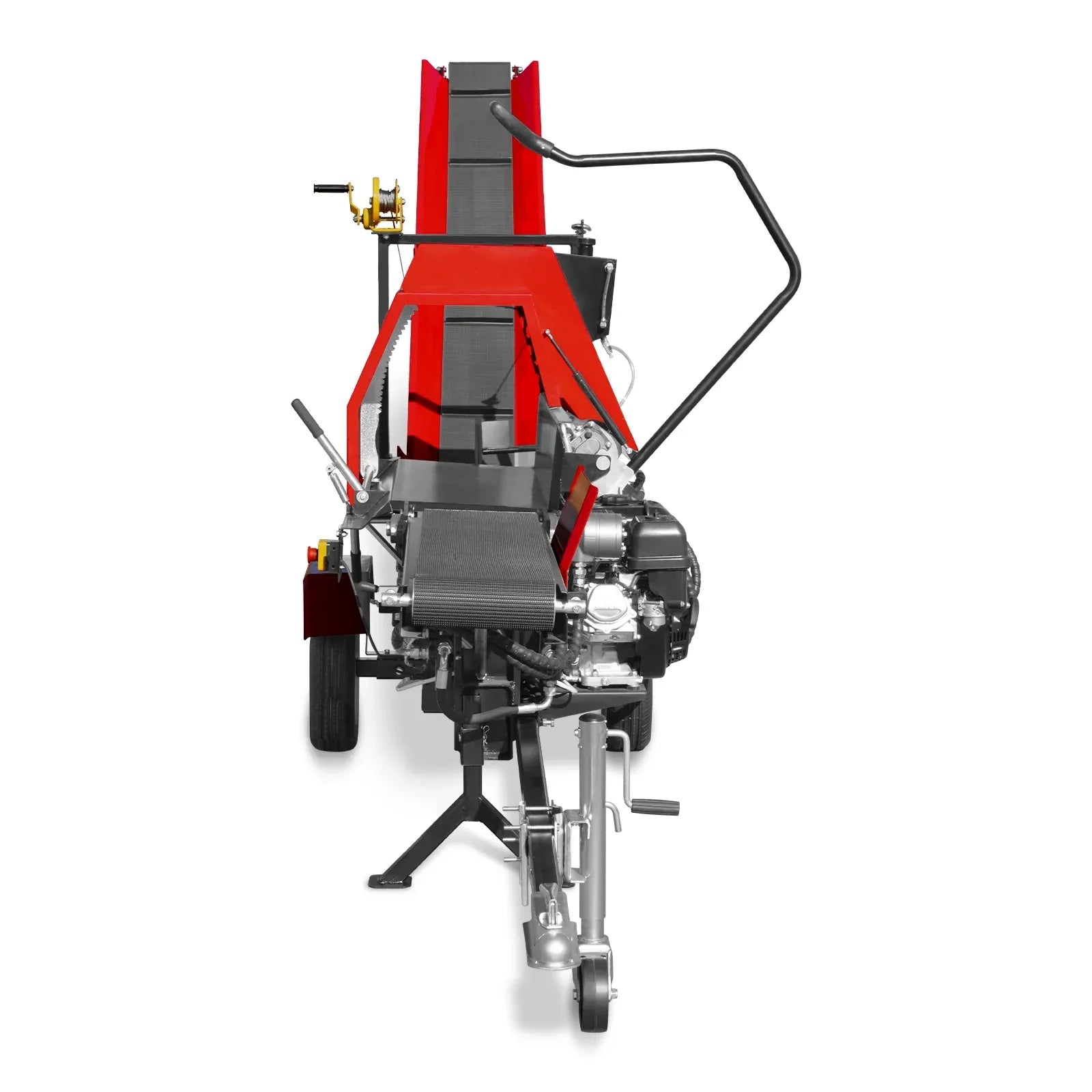 MechMaxx 20 Ton Log Splitter Processor with Conveyor and HONDA GX390 Engine, 24" x 15" Capacity with 18" Chainsaw, Model HLS20