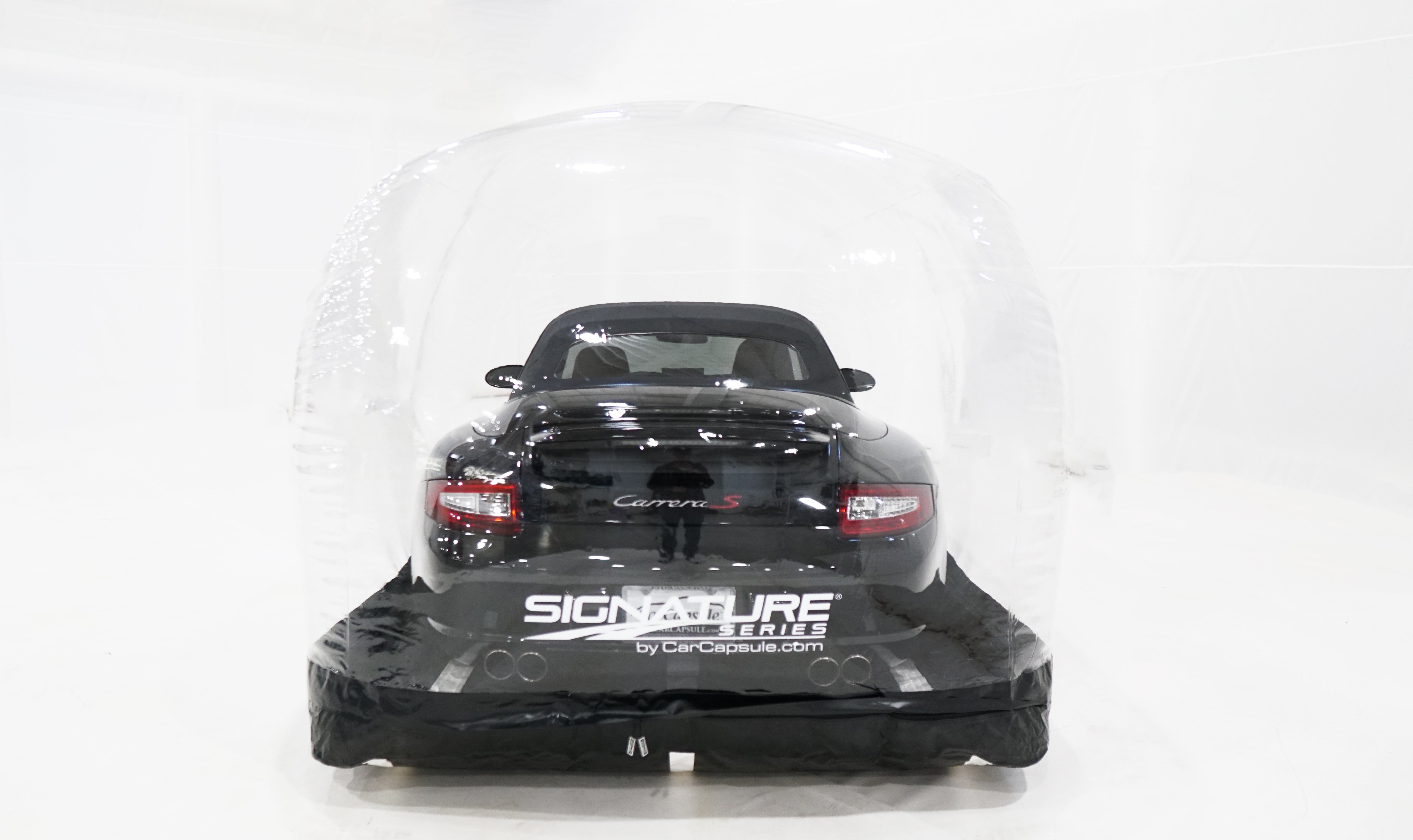 CarCapsule 16 ft Indoor Signature Series Vehicle Capsule w/Road Emblazoned Floor & IntelliCharger