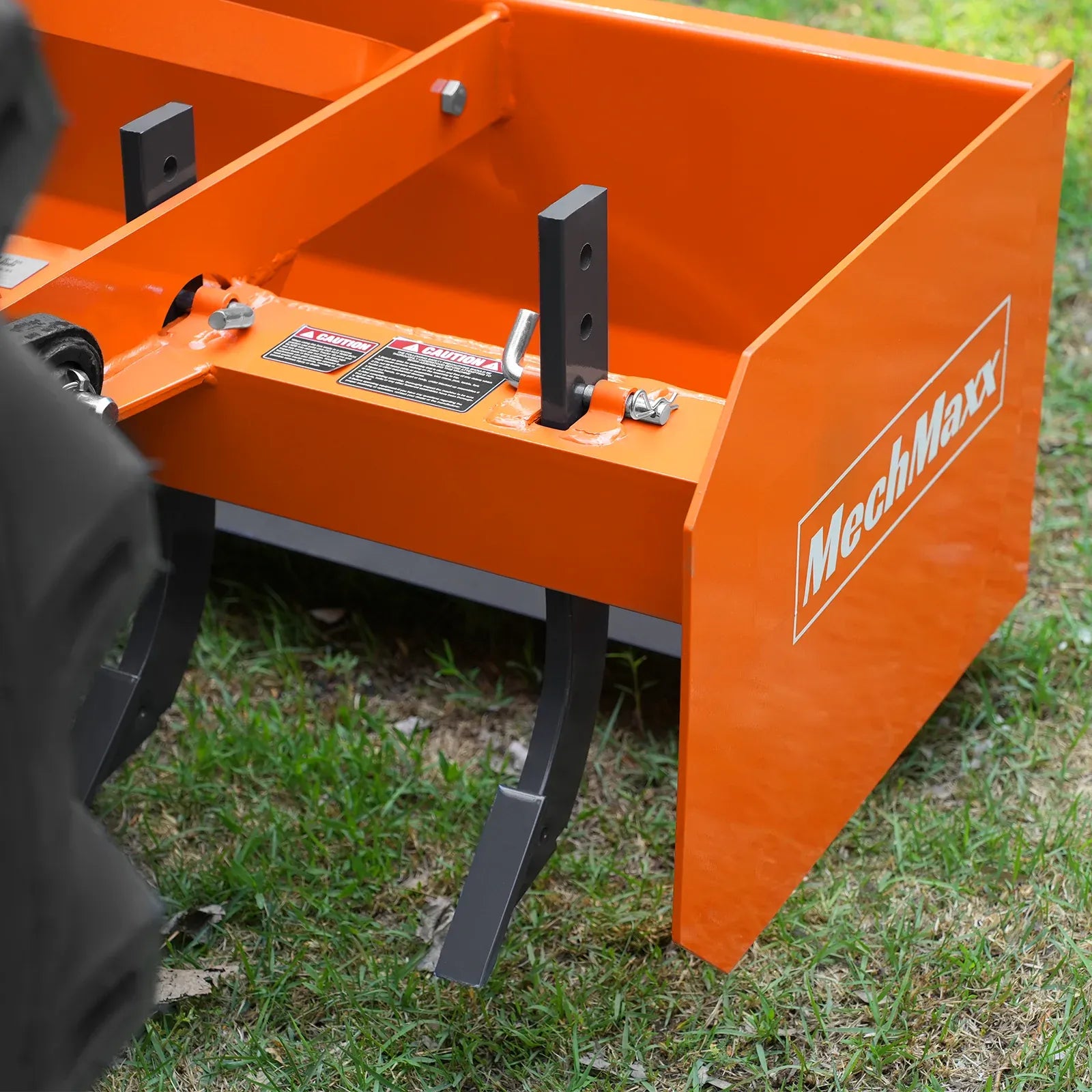 MechMaxx 60" Box Blade Scraper with 5 Shanks, 3-Point Hitch, Model BB60
