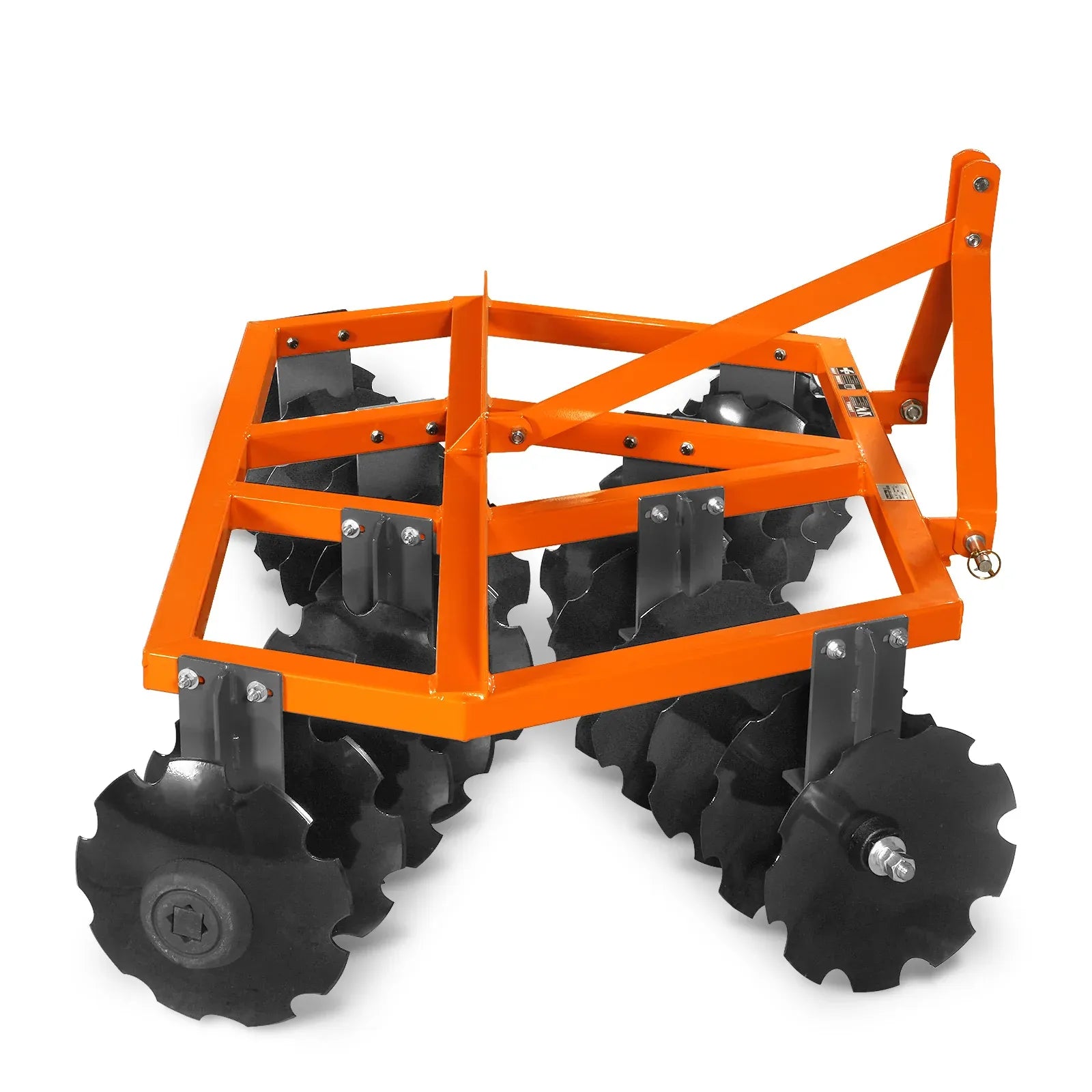 MechMaxx 72" Tractor Notched Disc Harrow, 3-Point Hitch, Model DH72