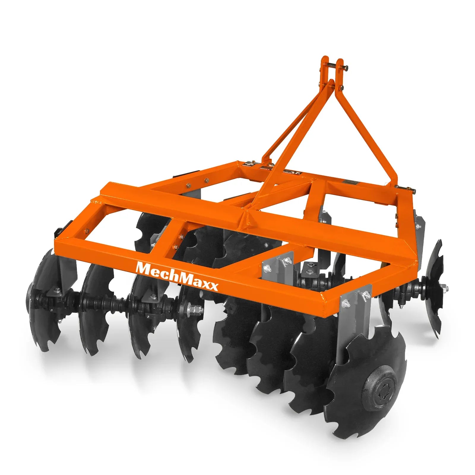 MechMaxx 60" Tractor Notched Disc Harrow, 3-Point Hitch, Model DH60
