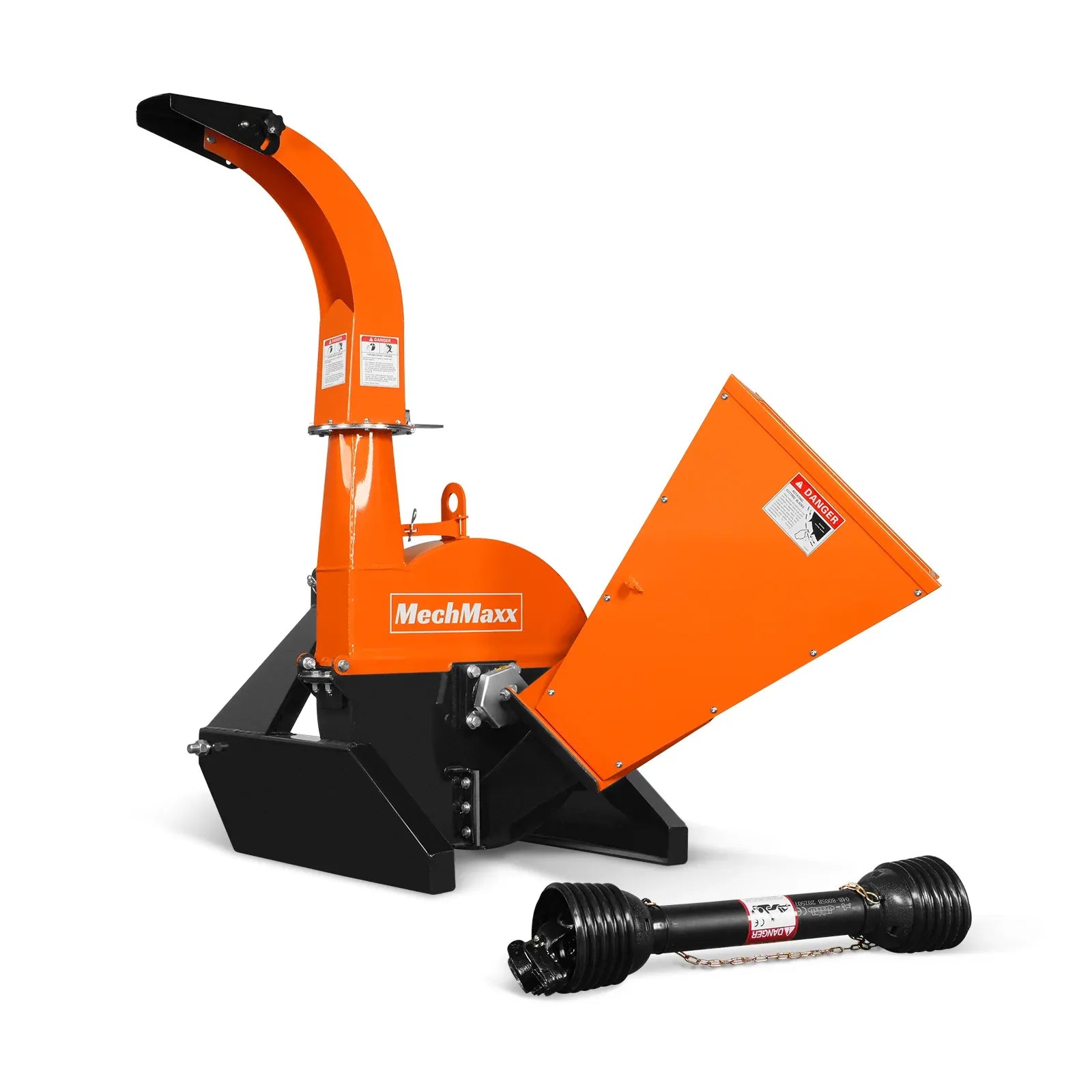 MechMaxx 3-Point PTO Wood Chipper Attachment for Tractors up to 45HP with PTO Shaft Included, Model BX42S