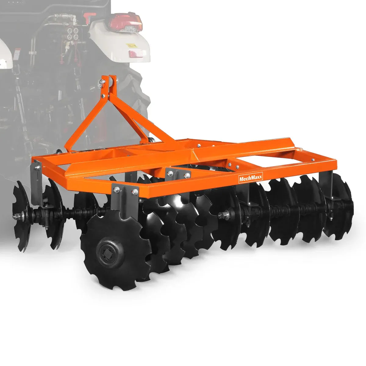 MechMaxx 72" Tractor Notched Disc Harrow, 3-Point Hitch, Model DH72