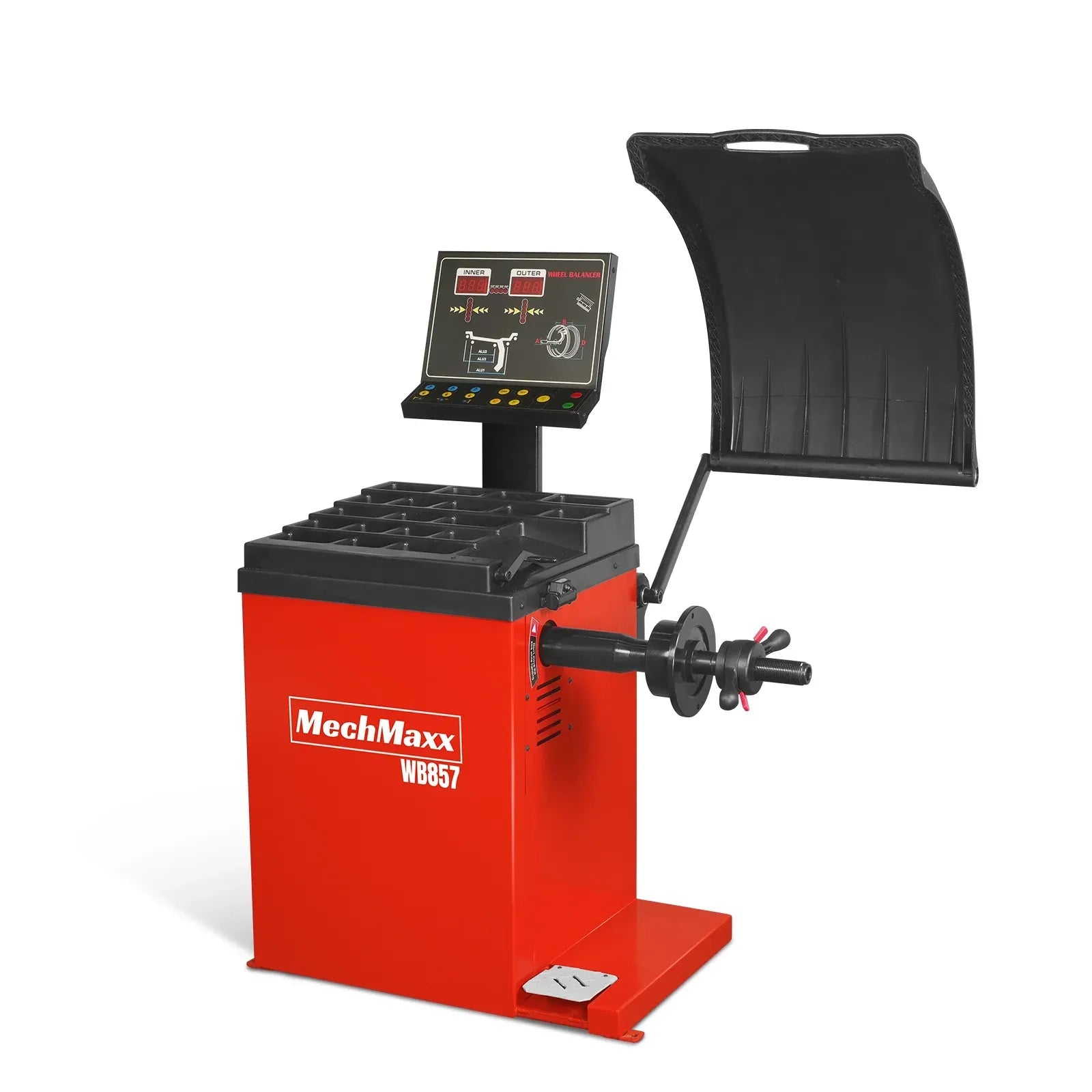 MechMaxx 10–24" Wheel Balancer with Laser Guidance and LED Light, Model WB857