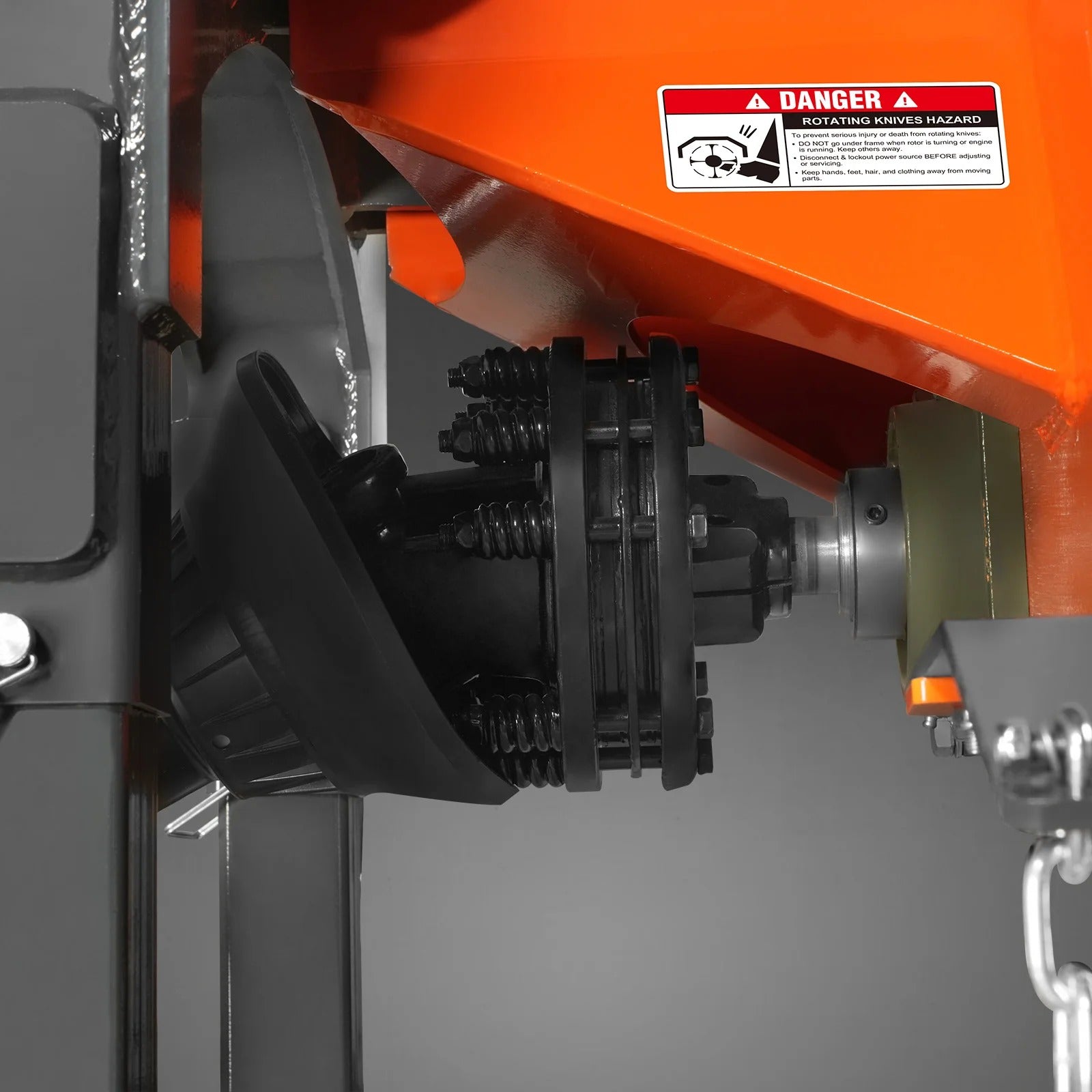 MechMaxx 3-Point PTO Stump Grinder with 30" Flywheel and 44 Carbide Teeth for 40–100HP Tractors, Includes PTO Shaft with Slip Clutch, Model SG30PRO