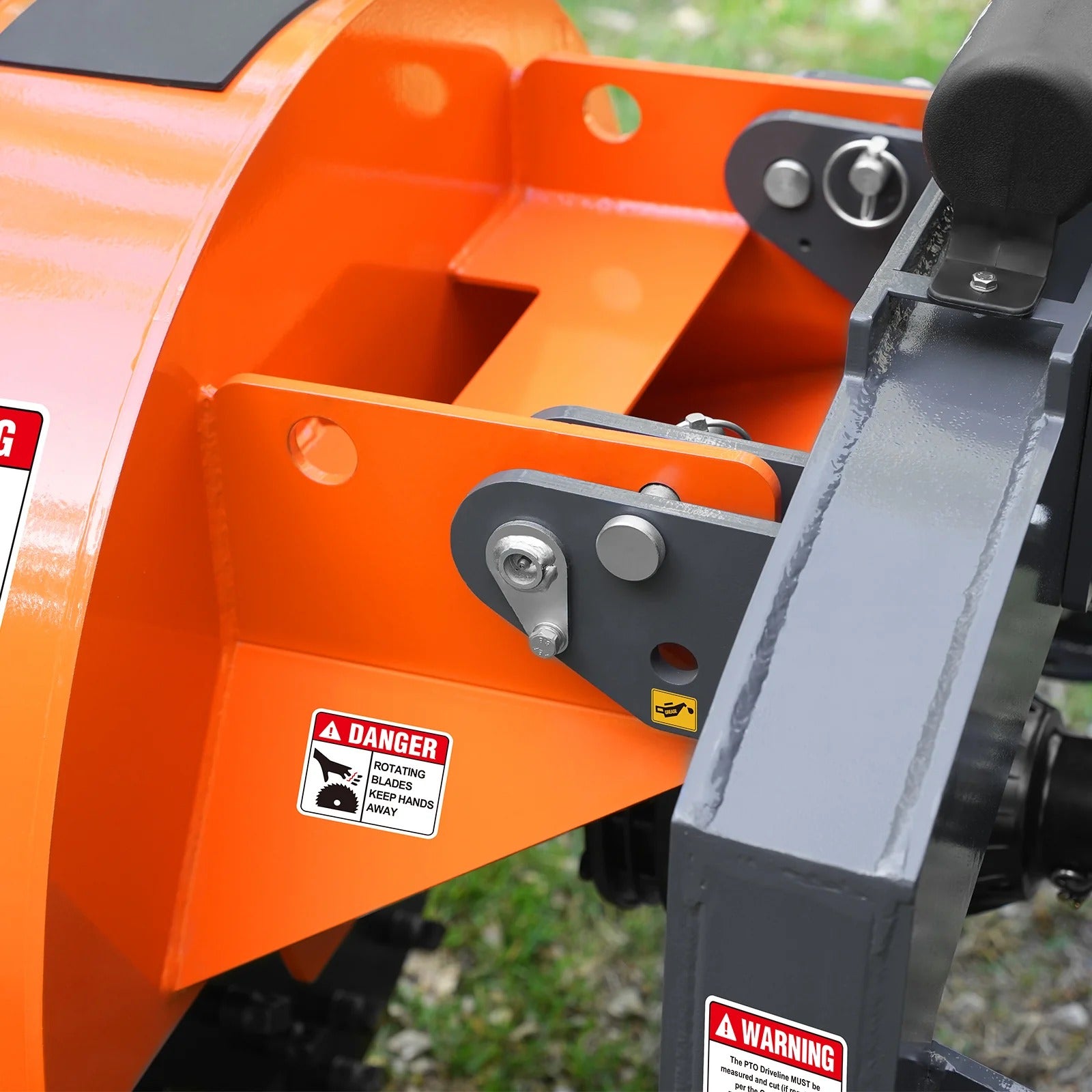 MechMaxx 3-Point PTO Stump Grinder with 30" Flywheel and 44 Carbide Teeth for 40–100HP Tractors, Includes PTO Shaft with Slip Clutch, Model SG30PRO