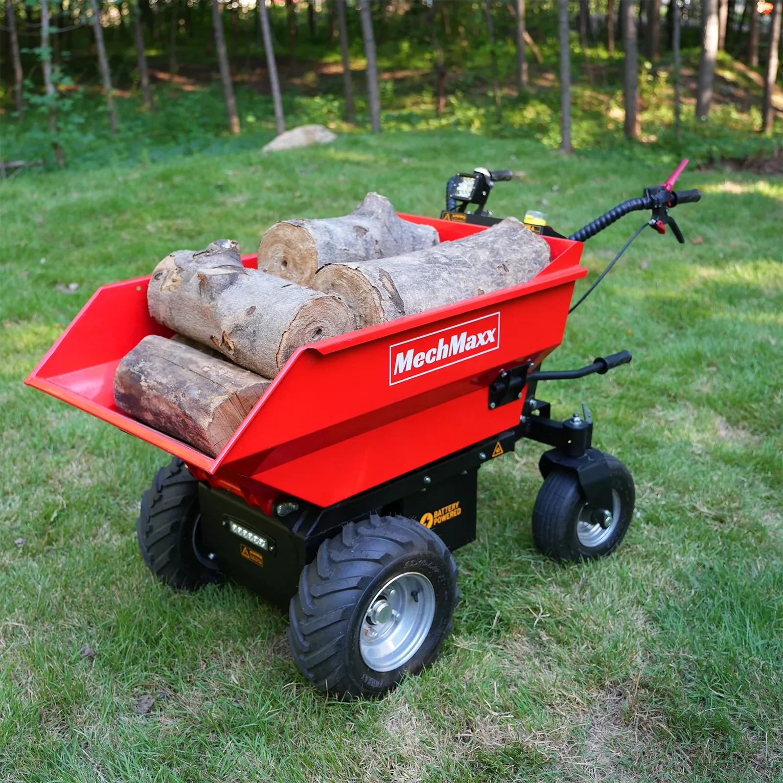 MechMaxx 1100 lb Battery Powered Electric Mini Dumper with 1000W 48V Brushless Motor, Model E50