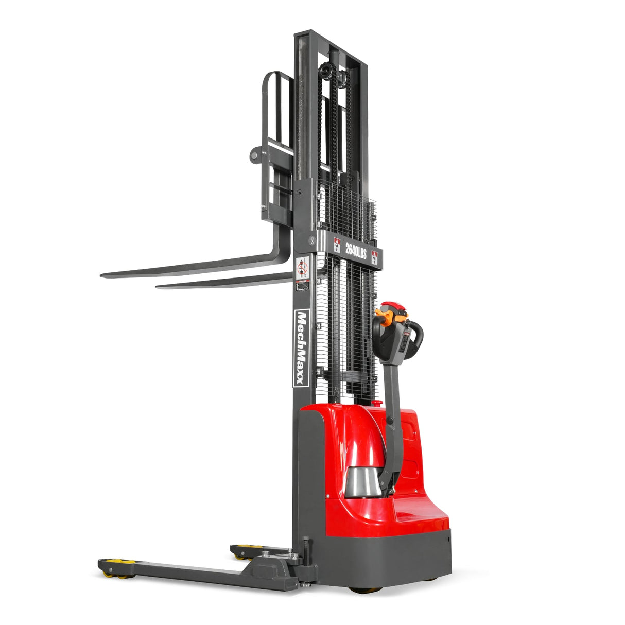 MechMaxx F26-98S 2640 lb Lithium Electric Straddle Stacker 98-Inch Lift
