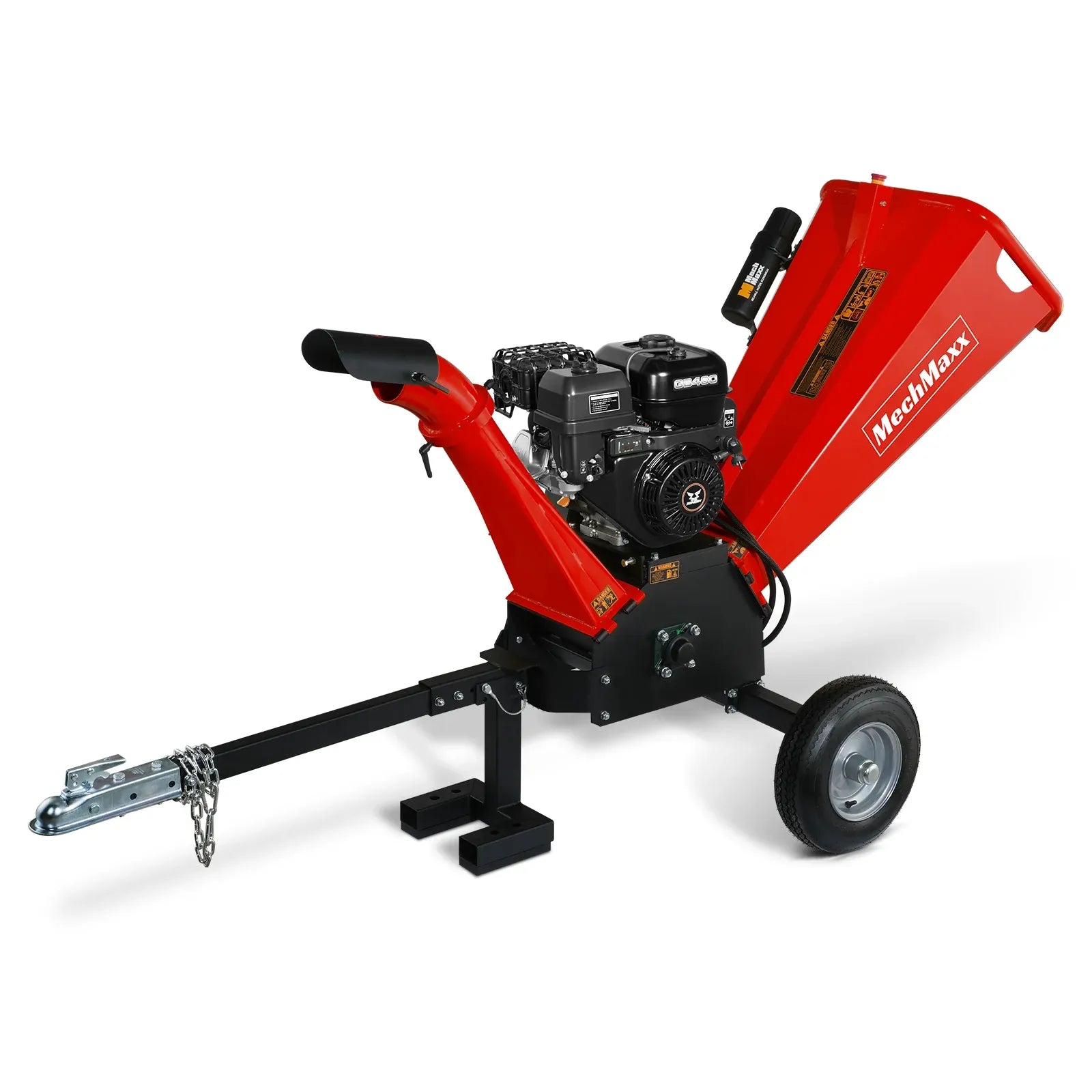 MechMaxx 5" 15HP 459cc ZONSEN E-Start Gas Powered Wood Chipper, Model GS1500