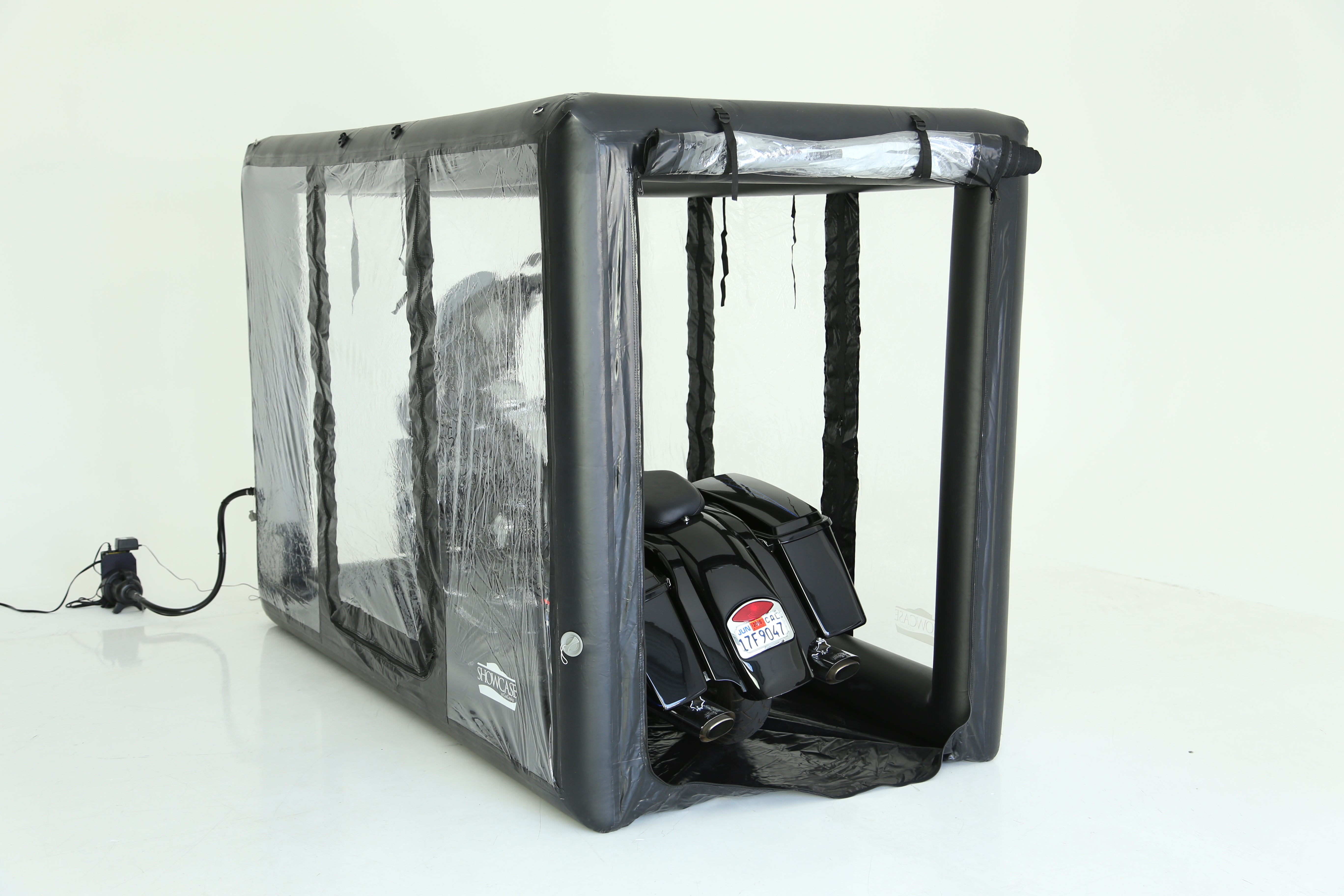 CarCapsule 12 ft Bike ShowCase Indoor Black Cover - BBSH12