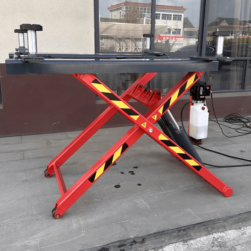 Katool KT-X66 6,600 lb Portable Mid-Rise Scissor Lift for Home Garage