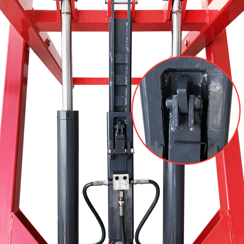 Katool KT-X66 6,600 lb Portable Mid-Rise Scissor Lift for Home Garage