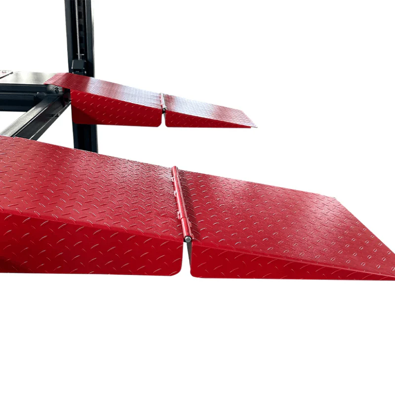 Katool KT-4H120X 12,000 lb Heavy-Duty 4-Post Car and Truck Lift with Rolling Jack