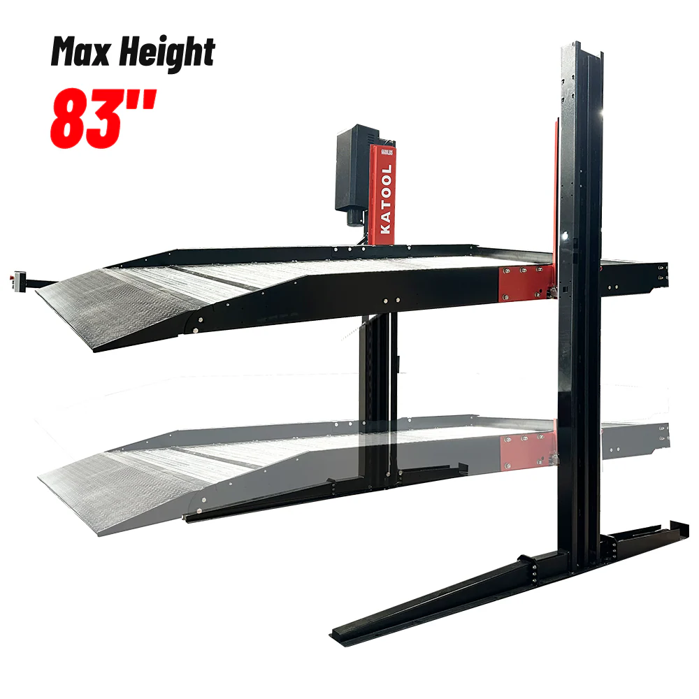 Katool KT-P2700 6,600 lb 2-Post Parking Lift for Home Garage Storage