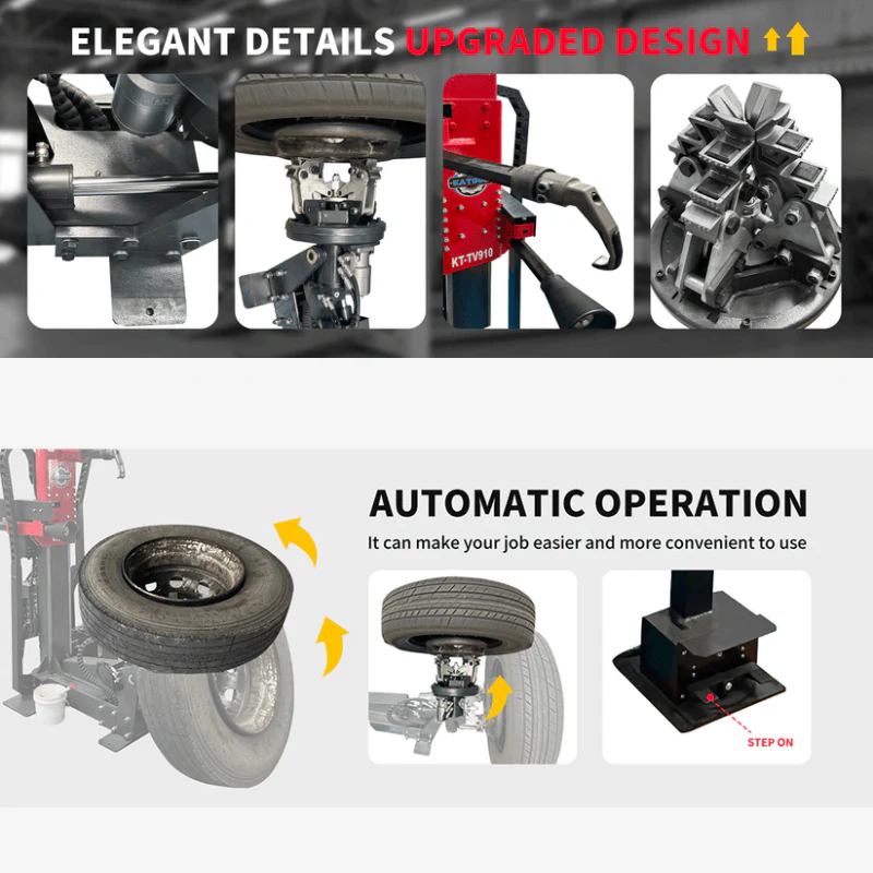 Katool KT-TV910 Hydraulic Heavy-Duty Truck Tire Changer