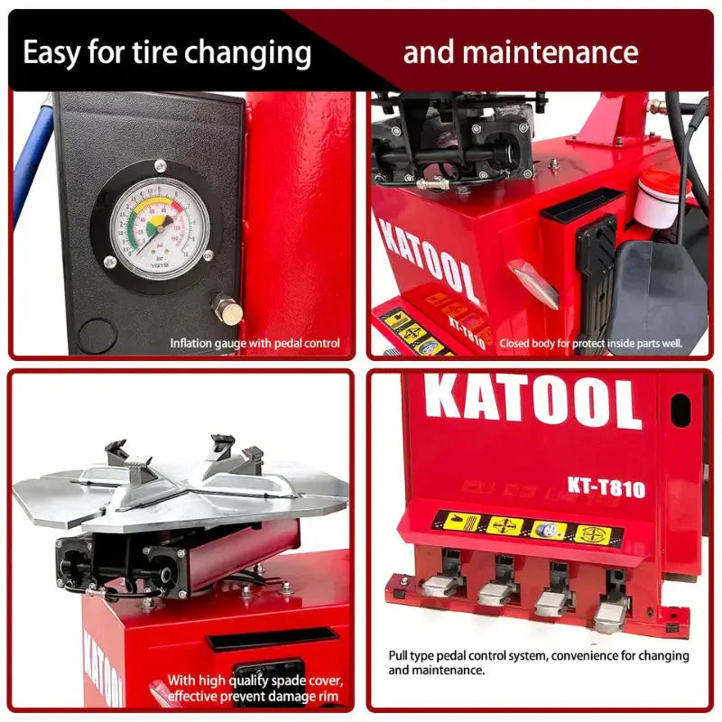 Katool KT-T810 Tire Changer & KT-B750 Wheel Balancer Shop Combo