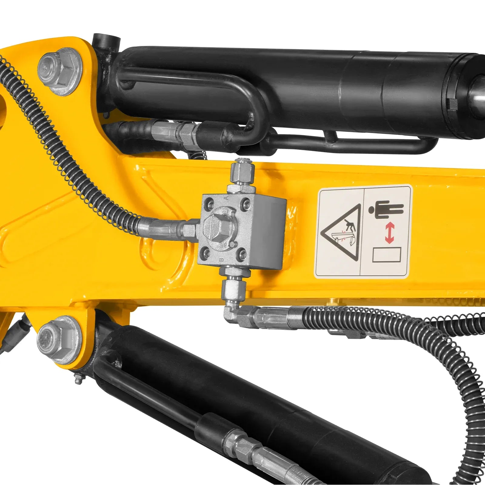 MechMaxx Mini Compact Excavator with B&S VANGUARD 408cc 14HP Engine, 65.7" Max Digging Depth, 2370 lb Operating Weight, Model MEC10