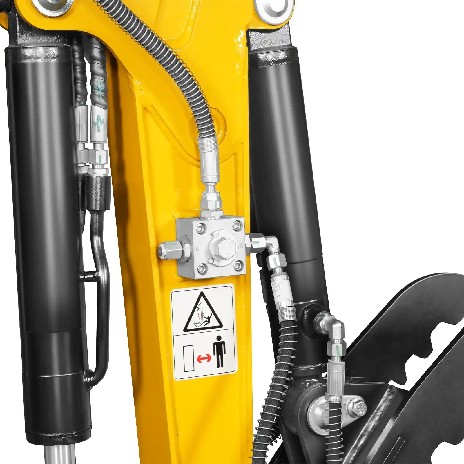 MechMaxx Mini Compact Excavator with Kubota D722 Engine, 65.7" Max Digging Depth, 2700 lb Operating Weight, Model MEC12