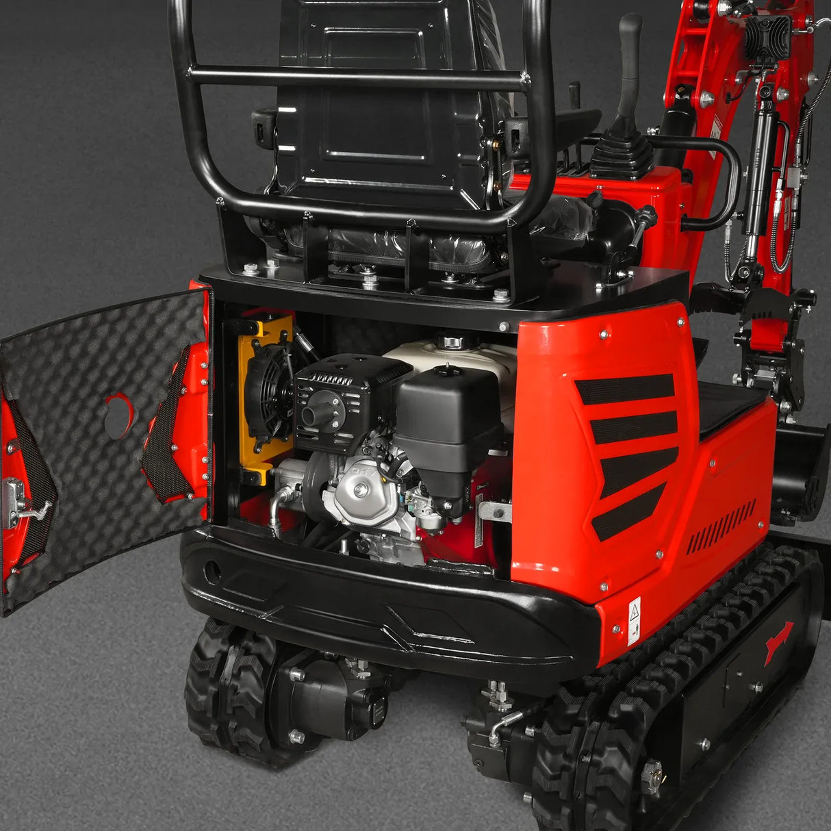 MechMaxx Mini Compact Excavator with HONDA GX390 Engine, 65.7" Max Digging Depth, 2280 lb Operating Weight, Model MEC10