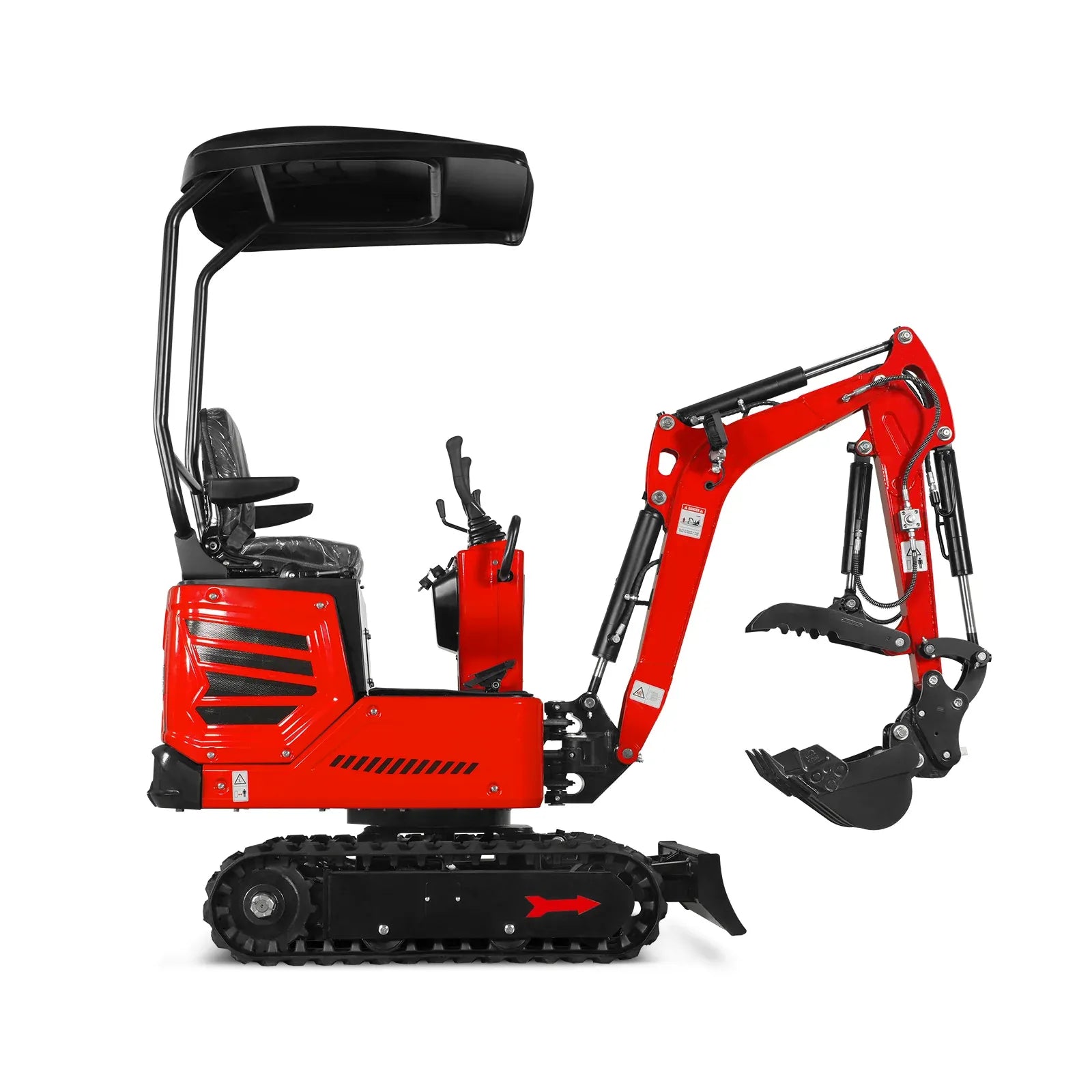 MechMaxx Mini Compact Excavator with HONDA GX390 Engine, 65.7" Max Digging Depth, 2280 lb Operating Weight, Model MEC10