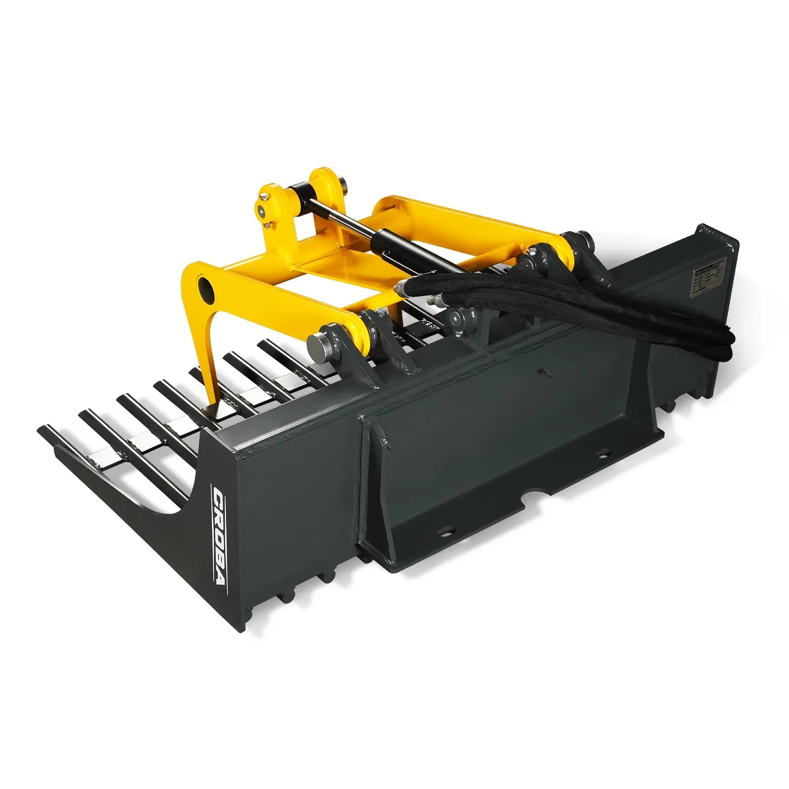 MechMaxx 20" Width Rock Grapple Bucket Attachment for Mini Skid Steer