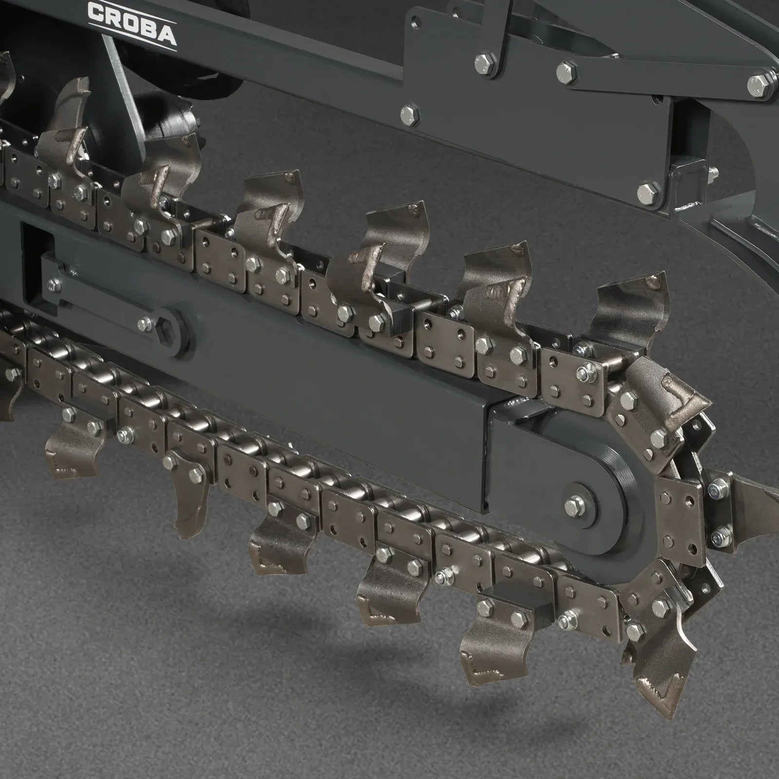 MechMaxx 20" Cutting Depth Trencher Attachment for Mini Skid Steer
