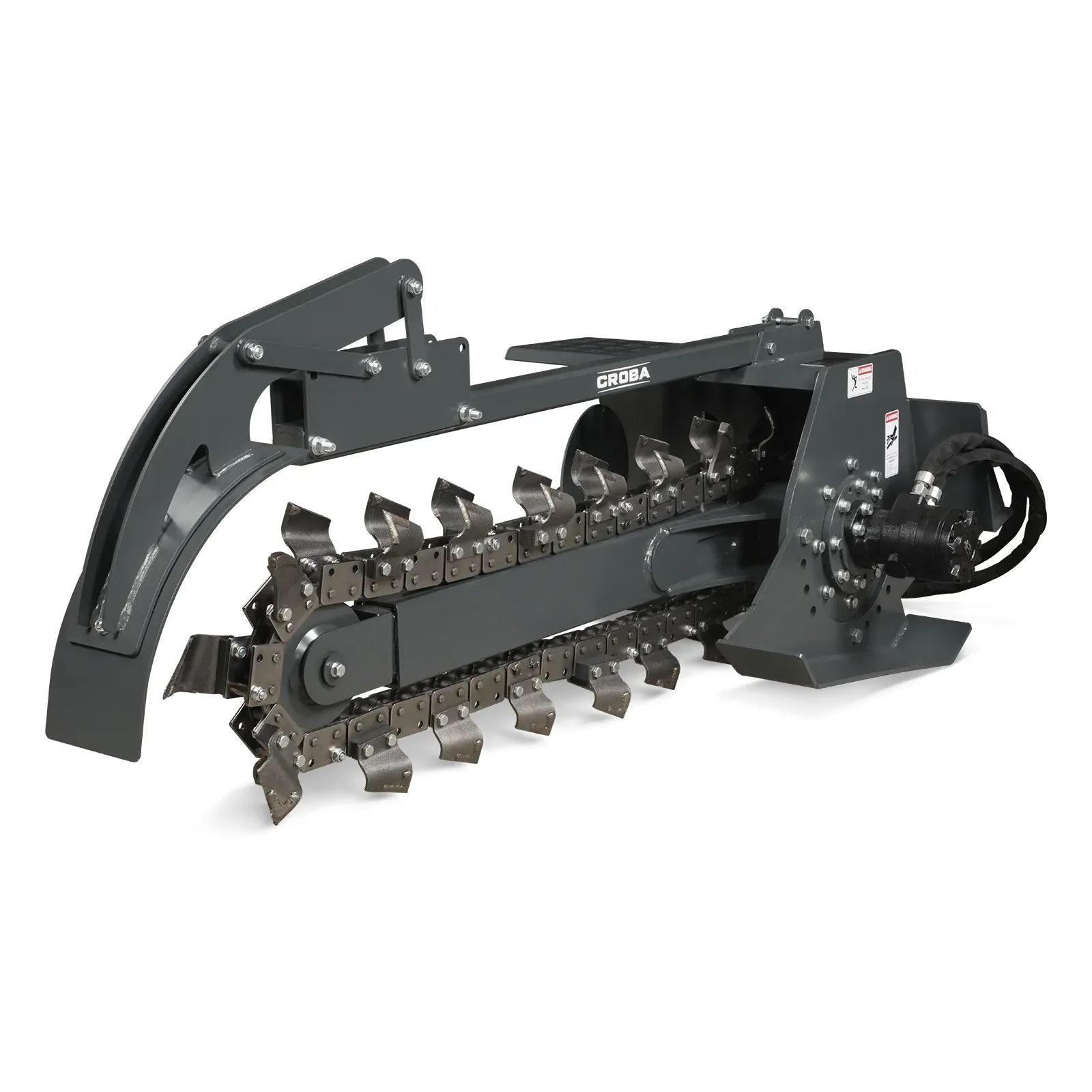 MechMaxx 20" Cutting Depth Trencher Attachment for Mini Skid Steer