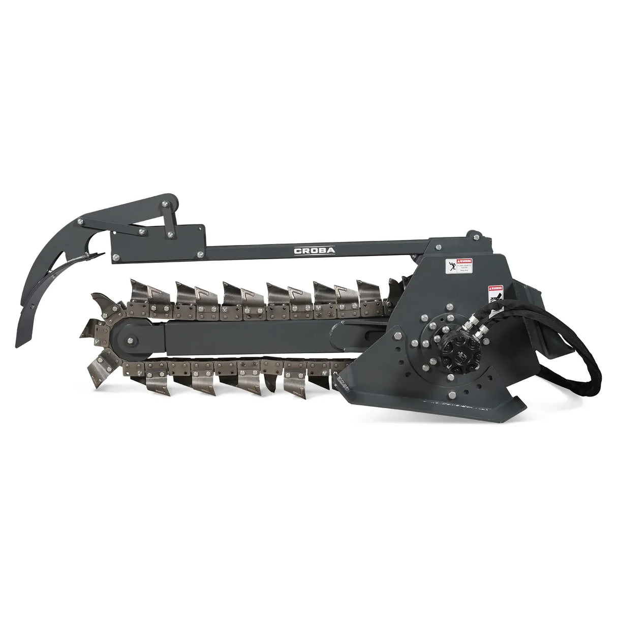 MechMaxx 20" Cutting Depth Trencher Attachment for Mini Skid Steer