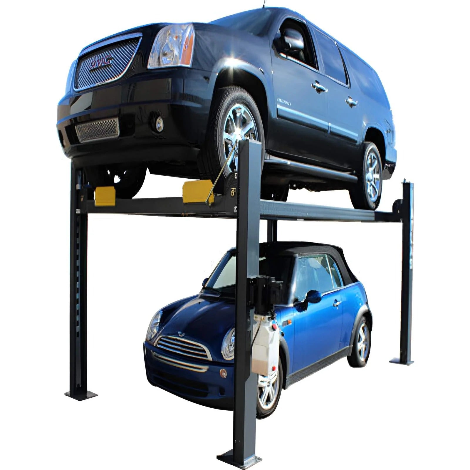 Atlas Equipment Premium 408SL 4 Post Lift + RJ35 Sliding Jacks Combo