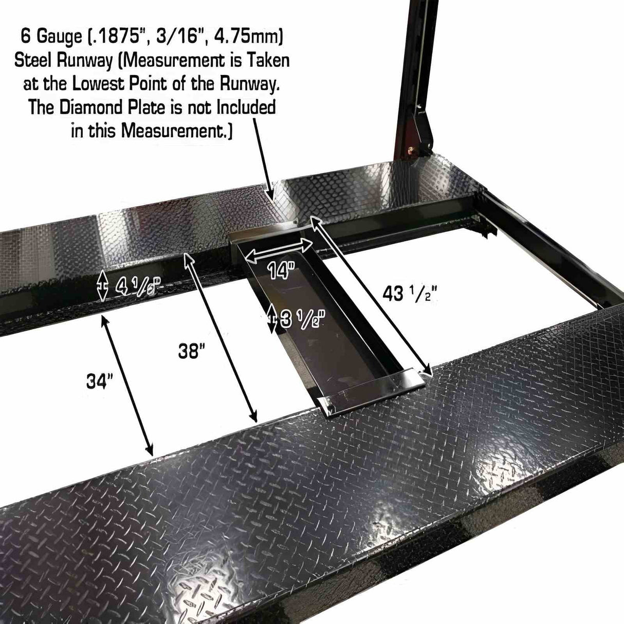 Atlas Garage PRO 8000EXT-L 4-Post Lift – 8,000 lb Extra Tall & Extra Long