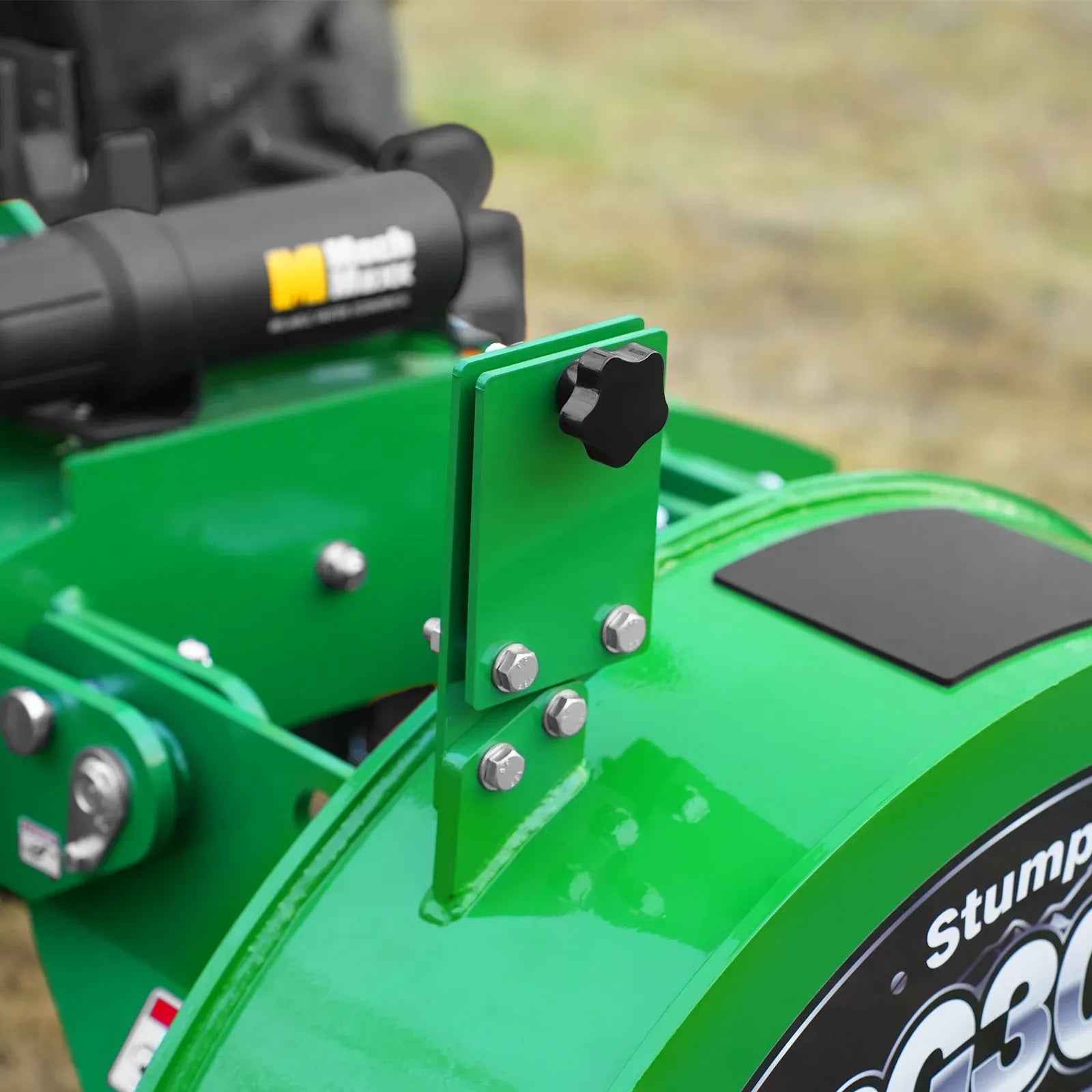 MechMaxx 3-Point PTO Stump Grinder with 30" Flywheel and 44 Carbide Teeth for 40–100HP Tractors, Includes PTO Shaft with Slip Clutch, Model SG30PRO