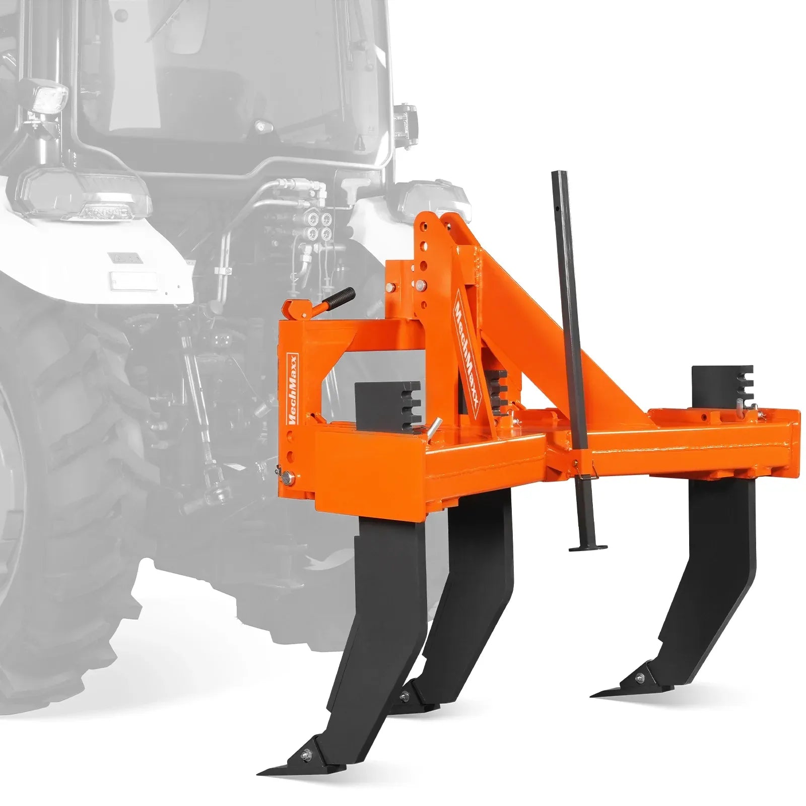 MechMaxx Heavy Duty 3-Shank Subsoiler Plow, 3-Point Hitch Cat 1 & 2, Model SS3S