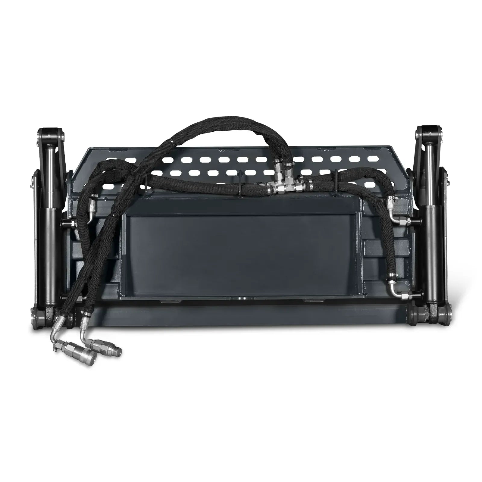 MechMaxx 44" 4-in-1 Combo Bucket Attachment for Mini Skid Steer with Quick Attach Universal Mount