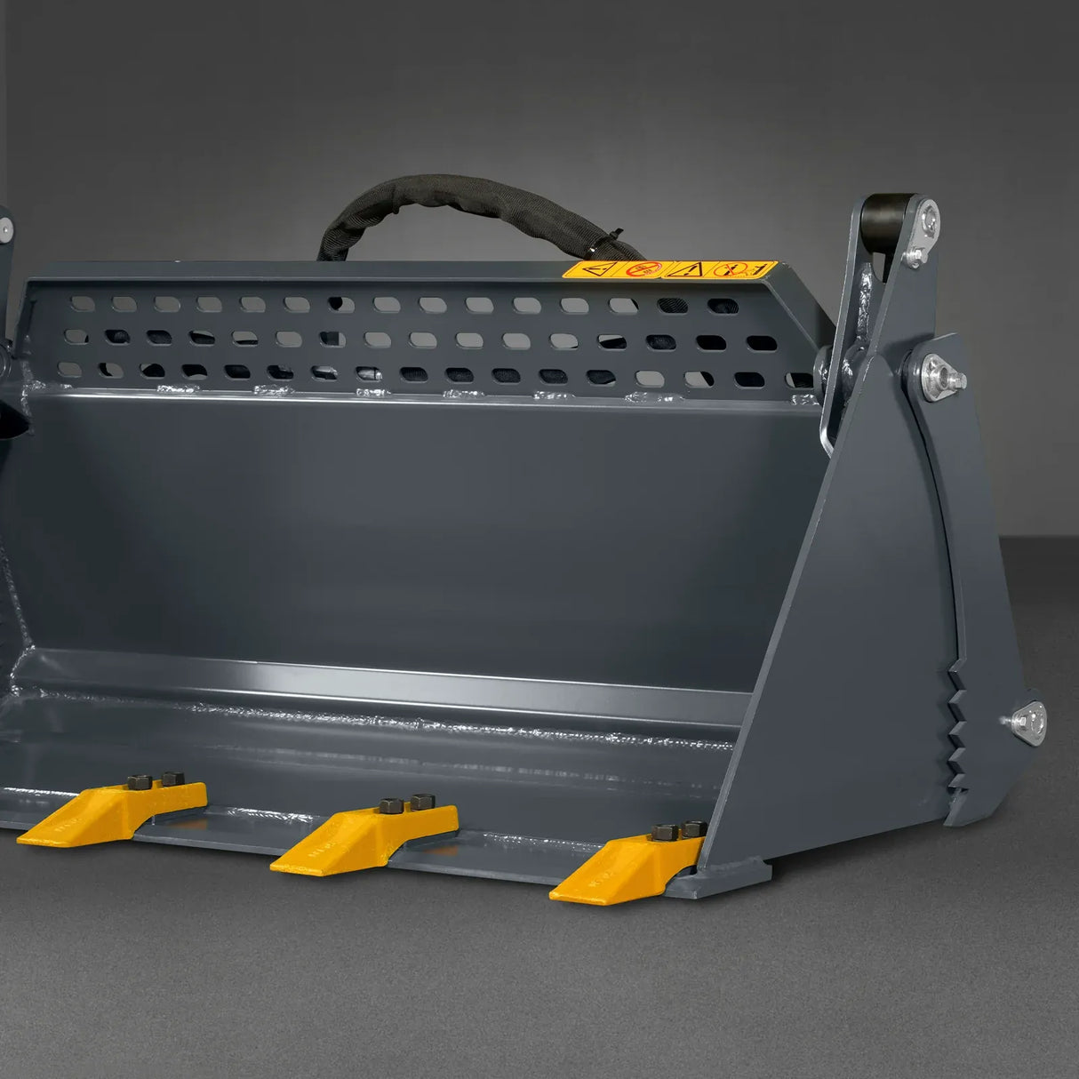 MechMaxx 44" 4-in-1 Combo Bucket Attachment for Mini Skid Steer with Quick Attach Universal Mount