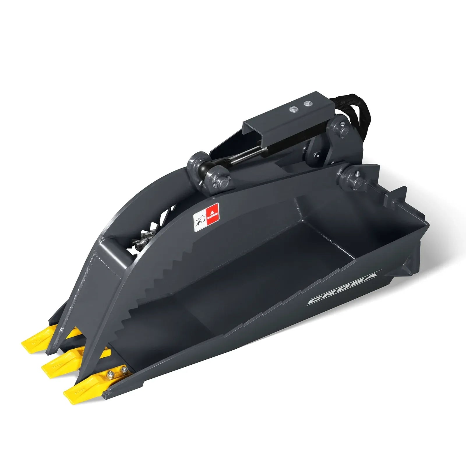 MechMaxx 36" Max Opening Stump Grapple Bucket Attachment for Mini Skid Steer - 150515