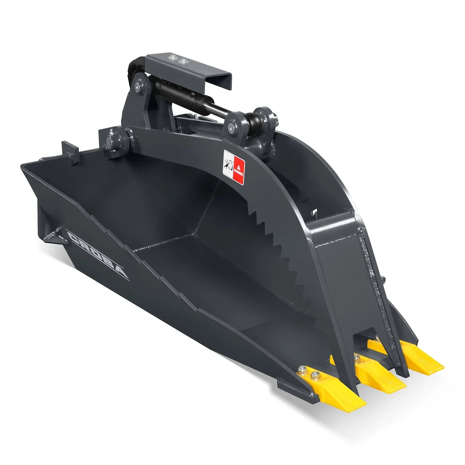 MechMaxx 36" Max Opening Stump Grapple Bucket Attachment for Mini Skid Steer - 150515