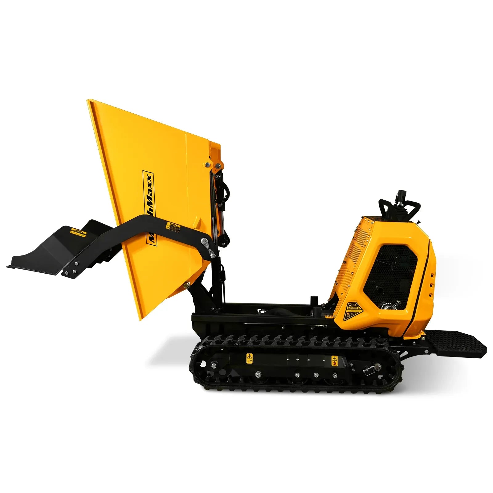 MechMaxx 1800 lb 420cc E-Start Gas Powered Hydraulic Track Mini Dumper with Self-Loading, Model T80