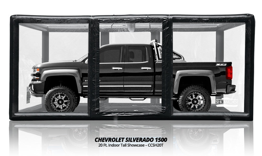 CarCapsule 20 ft Tall ShowCase Indoor Black Cover - CCSH20T