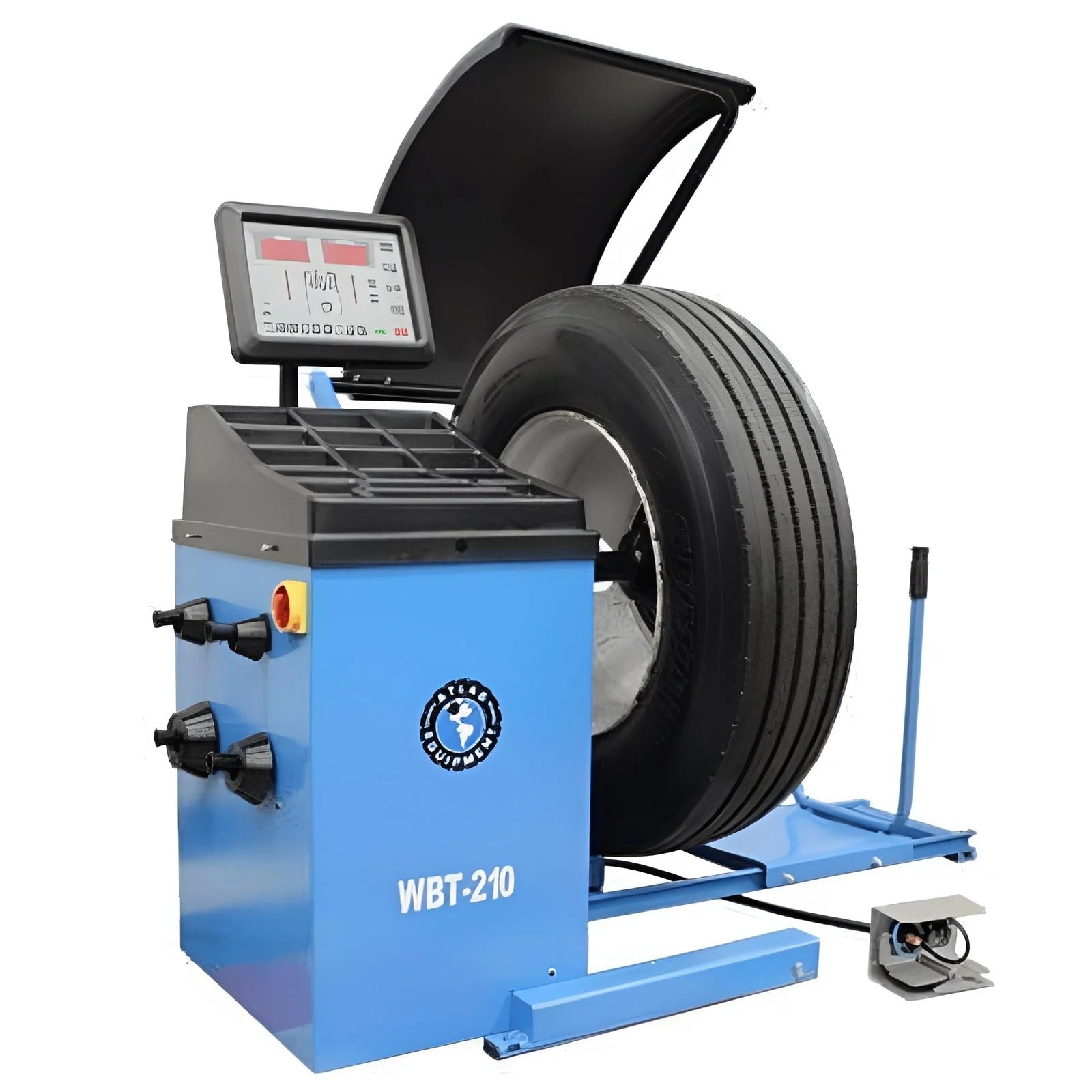 Atlas TC305A Automatic Truck Tire Changer and WBT210 Heavy-Duty Wheel Balancer Combo