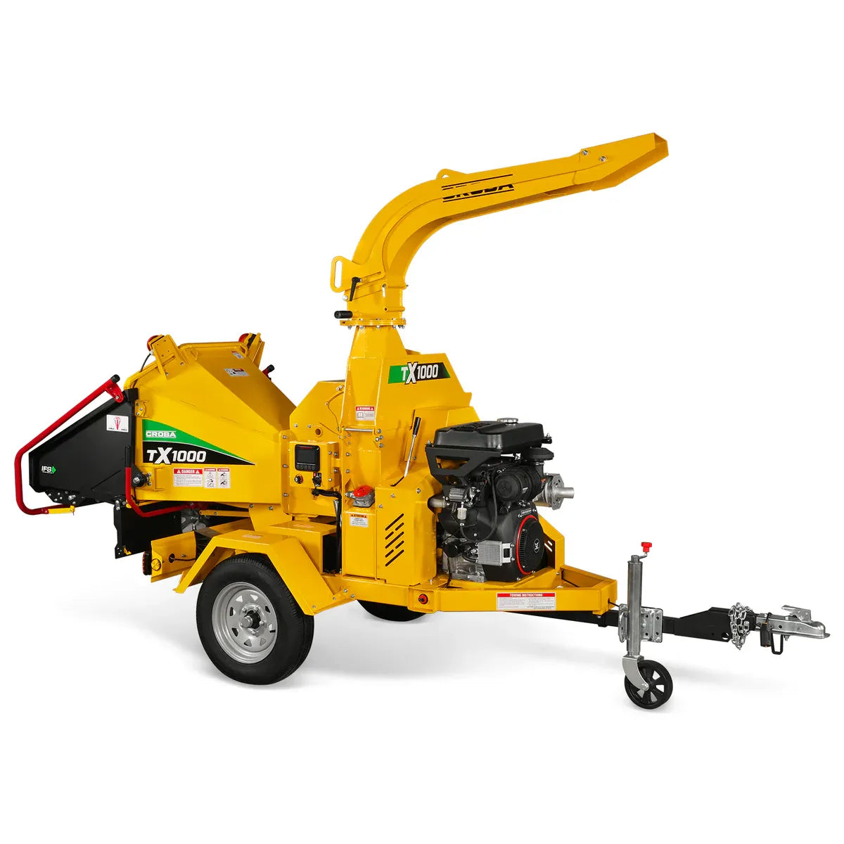 MechMaxx 8" 35HP 1000cc ZONSEN Commercial Hydraulic Wood Chipper, Model TX1000