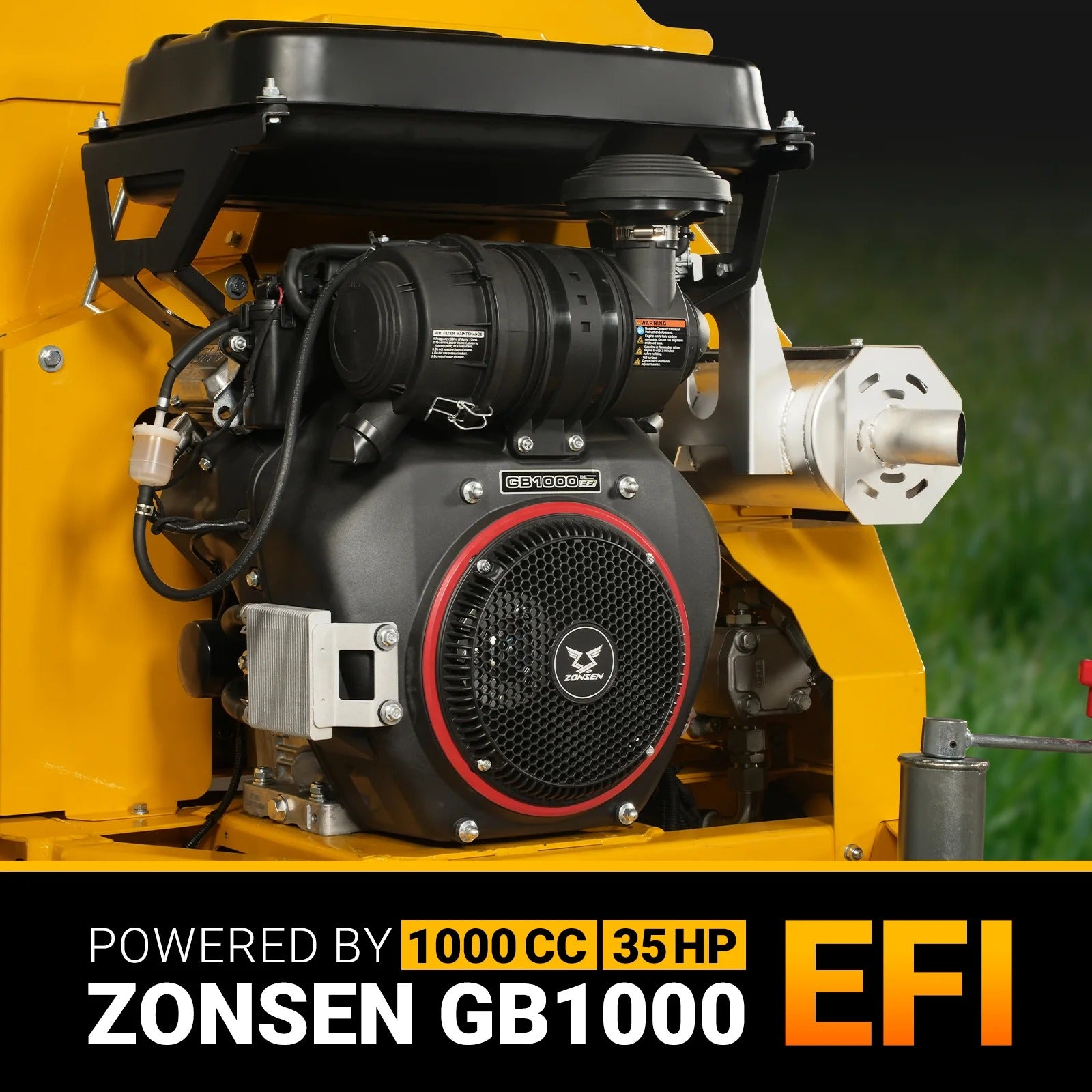 MechMaxx 8" 35HP 1000cc ZONSEN Commercial Hydraulic Wood Chipper, Model TX1000